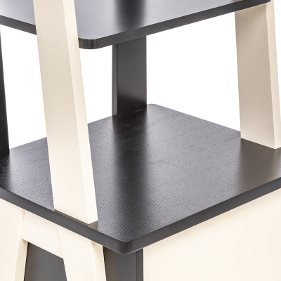 Этажерка 50,1х45х178,1 Венге/Дуб шампань фото в интернет-магазине BestWood