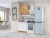 Кухонный гарнитур Флэт-03  80х60х214/Wotan Oak 2S/White In 2S фото в интернет-магазине BestWood
