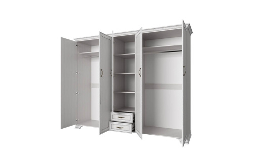 Шкаф 5DG2S Z 259х64,1х212,1/Вудлайн кремовый фото в интернет-магазине BestWood