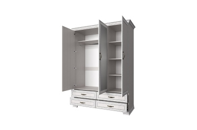 Шкаф 3D4S Z 159х62,4х212,1/Вудлайн кремовый фото в интернет-магазине BestWood