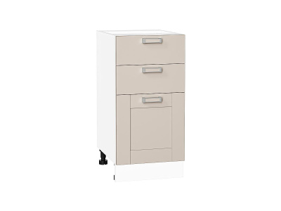 Кухонный гарнтитур Лофт-01  220х60х214/Cream Silk фото в интернет-магазине BestWood