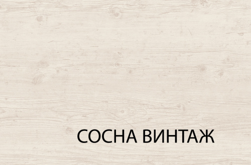Полка навесная 1V 126,6х23,4х32,5/Сосна винтаж фото в интернет-магазине BestWood