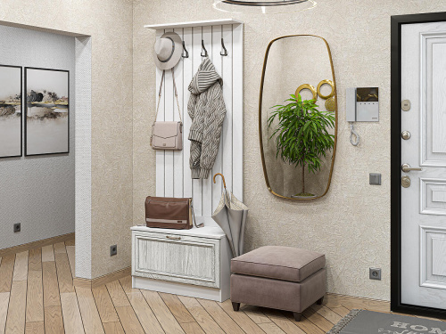 Стиль-01 80х38х207/White Dreamline фото в интернет-магазине BestWood