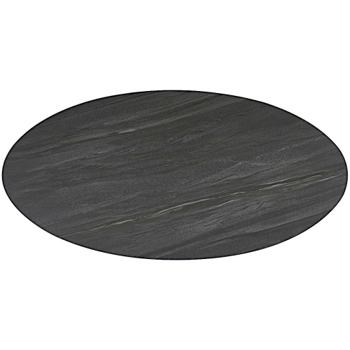 Стол обеденный Космо 180х90х75/Металл Черный/Керамика AustriIia sand black фото в интернет-магазине BestWood