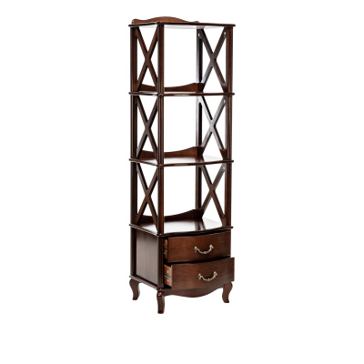 Этажерка 50х40,5х162,5/Орех фото в интернет-магазине BestWood