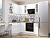 Кухонный гарнитур Валерия-М-04  130/200х60х214/Белый металлик