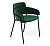 Стул кухонный 55х58х76/Лиственно-Зеленый/Черный Муар