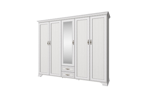 Шкаф 5DG2S Z 259х64,1х212,1/Вудлайн кремовый фото в интернет-магазине BestWood