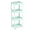 Стеллаж 36,5х28х100/Пастельно-Зелёный