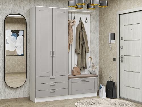 Стиль-03 160х38х211/Grey Silk фото в интернет-магазине BestWood
