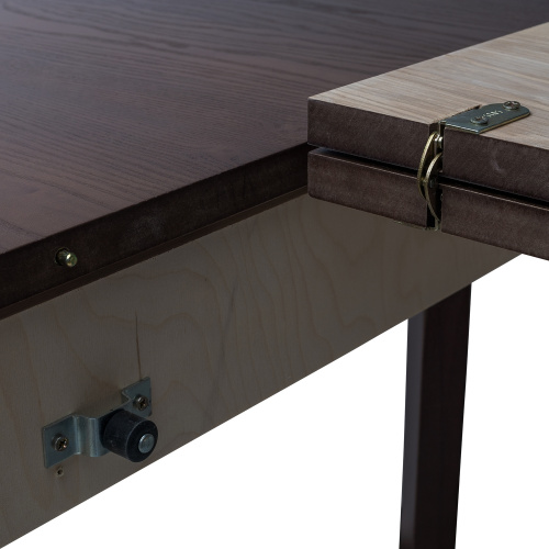 Стол раздвижной Говард 100х100х76,5/Венге фото в интернет-магазине BestWood