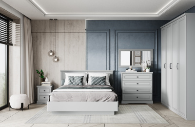 Шкаф 4DG2S Z 205,2х63,2х231,4/Серый фото в интернет-магазине BestWood