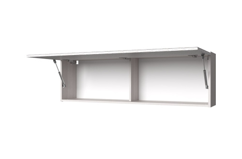 Полка навесная 1D 130х23,7х39,8/Вудлайн кремовый фото в интернет-магазине BestWood