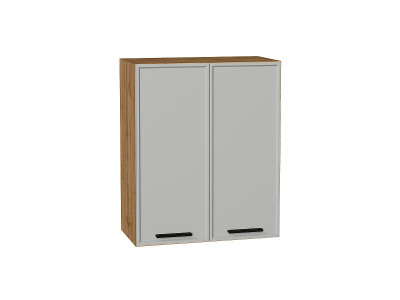 Кухонный гарнитур Фрейм-03  220/200х60х214/Grey Silk фото в интернет-магазине BestWood