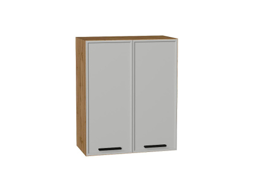 Кухонный гарнитур Фрейм-03  220/200х60х214/Grey Silk фото в интернет-магазине BestWood