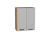 Кухонный гарнитур Фрейм-03  220/200х60х214/Grey Silk фото в интернет-магазине BestWood
