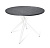 Стол обеденный 90х90х74,7 Белый/Каменный Уголь