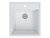 Мойка врезная 1Ч 46,5х50,5х18 /Матовый белый