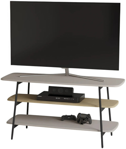 Тумба под ТВ 120х45х60/Капучино/Дуб Сонома фото в интернет-магазине BestWood