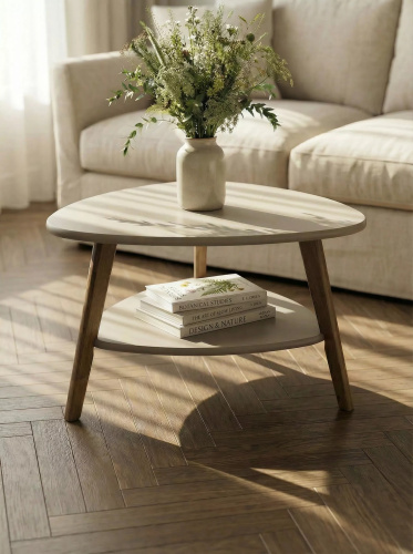 Стол журнальный Латте,орех кантри,77х78х50см. фото в интернет-магазине BestWood