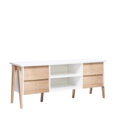 ТВ-тумба 150х45х62,1/Молочный дуб фото в интернет-магазине BestWood