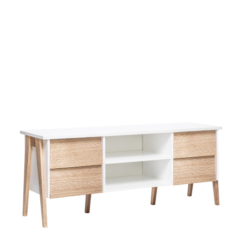 ТВ-тумба 150х45х62,1/Молочный дуб фото в интернет-магазине BestWood