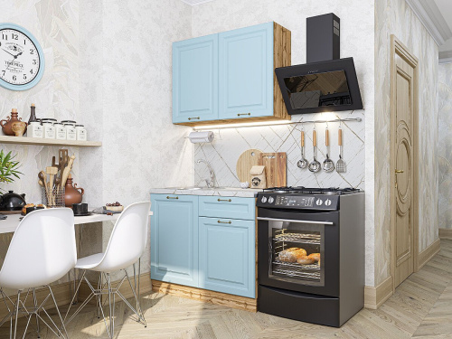 Кухонный гарнитур Ницца-05  100х60х214/Голубой фото в интернет-магазине BestWood