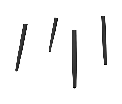 Обеденная группа 83х83х75 Черный/Красный фото в интернет-магазине BestWood