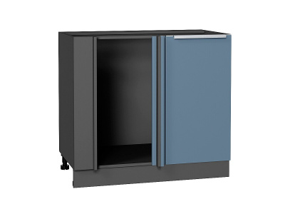 Кухонный гарнитур Фьюжн-04  220/180х60х234/Silky Blue фото в интернет-магазине BestWood