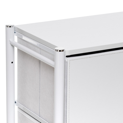 Комод Нирита/Хайди, 6 ящиков 88,5х30х77,3/Белый фото в интернет-магазине BestWood