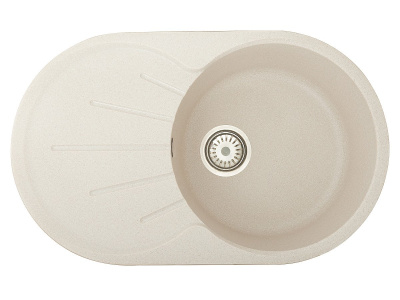 Мойка врезная 1Ч1К 73,5х46х19 /Бежевый фото в интернет-магазине BestWood