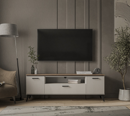 Тумба TV 2D1SN 171х39,4х58,4 Персидский жемчуг/Амарок фото в интернет-магазине BestWood