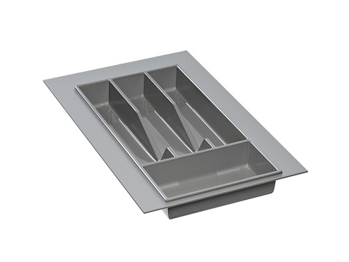 Лоток для столовых приборов 29х49х4,5/Серый фото в интернет-магазине BestWood