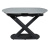 Стол обеденный 120(180)х90х76/Серый Светлый/Черный фото в интернет-магазине BestWood