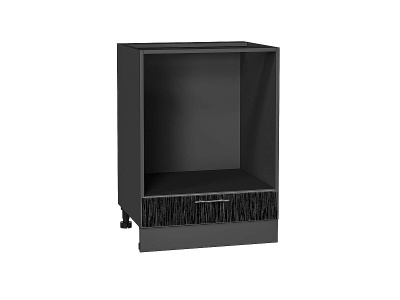 Кухонный гарнитур Валерия-М-03  240х60х214/Серый металлик дождь светлый/Черный металлик дождь фото в интернет-магазине BestWood