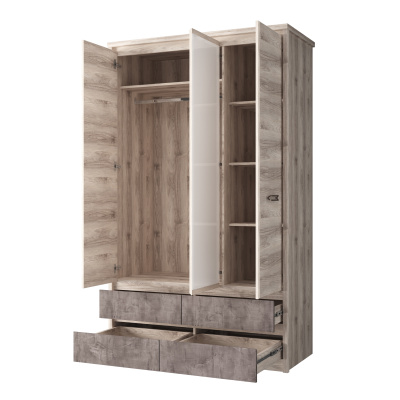 Шкаф 3DG4S Z 126,8х59х210 /Каштан найроби/Оникс фото в интернет-магазине BestWood