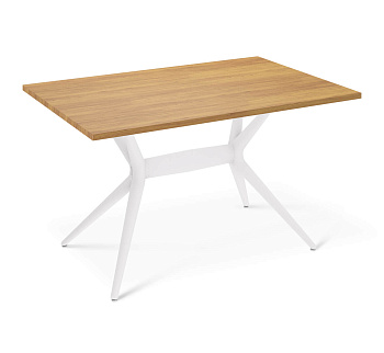 Стол универсальный Белый,дуб,120х80х77см.