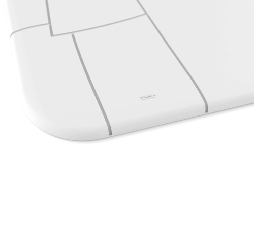 Стол барный 83,5х83,5х75,5/Черный Муар/Белый фото в интернет-магазине BestWood