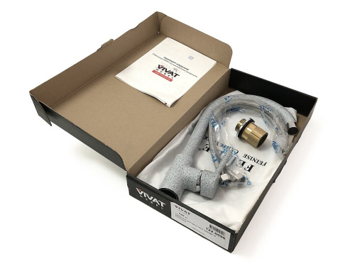 Смеситель для кухни 320/180 1Р /Матовый Серый фото в интернет-магазине BestWood