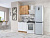 Кухонный гарнитур Флэт-03  80х60х214/Wotan Oak 2S/White In 2S