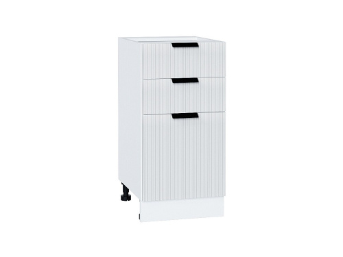 Кухонный гарнитур Евро Лайн-07  200/300х60х234/Антрацит/Белый фото в интернет-магазине BestWood