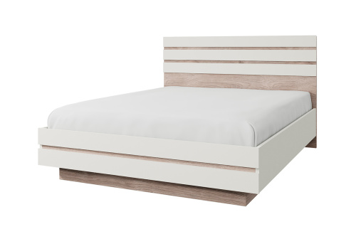 Кровать 160 с ПМ 165,6х205,3х110,1 Персидкий жемчуг/Мадура фото в интернет-магазине BestWood