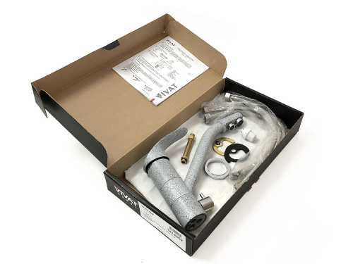 Смеситель для кухни 205/235 2Р /Матовый Серый фото в интернет-магазине BestWood