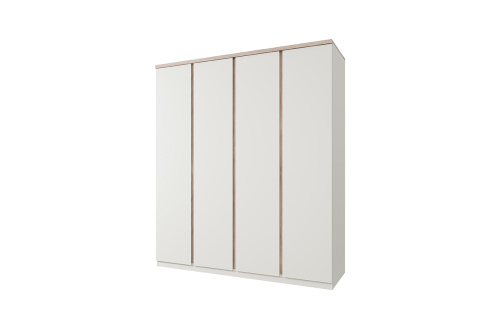 Шкаф 4DG 182,4х60,6х209,5 Персидкий жемчуг/Мадура фото в интернет-магазине BestWood