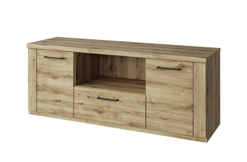 Тумба TV 2D1SN 135х41х53,6/Дуб Наварра фото в интернет-магазине BestWood