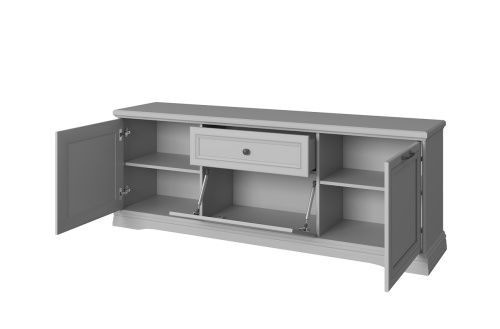 Тумба TV 3D1S 180,4х40,3х66,4/Серый фото в интернет-магазине BestWood