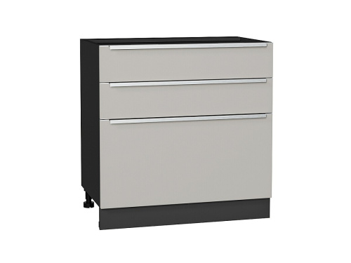 Кухонный гарнитур Фьюжн-04  220/180х60х234/Silky Light Grey фото в интернет-магазине BestWood