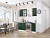 Кухонный гарнитур Дублин-04 130х60х214/Special Green