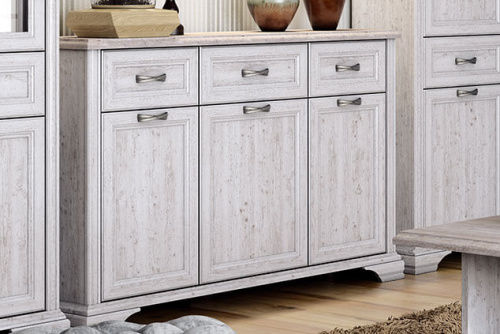 Тумба 3D3S 144,4х37,6х95,3 Сосна винтаж/Дуб анкора фото в интернет-магазине BestWood