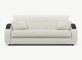 Диван прямой,Белый Велюр